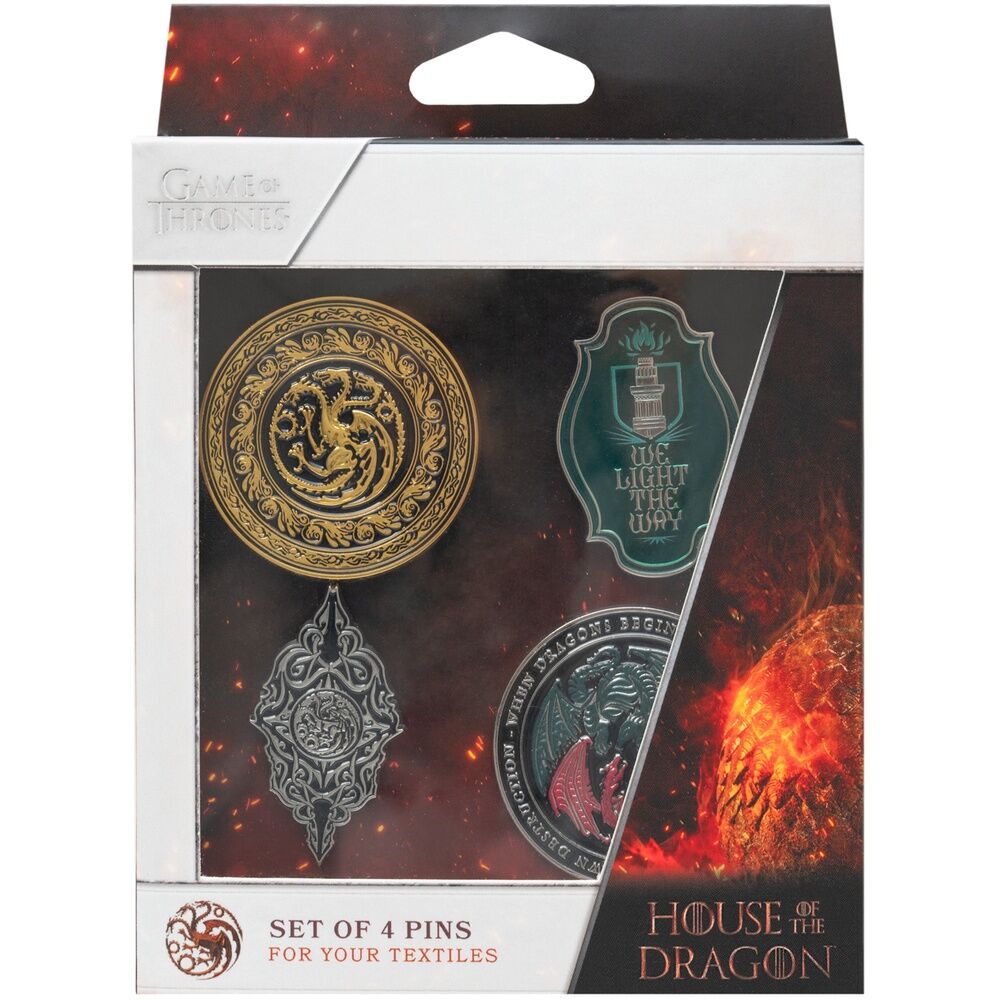Funko Pop! House of the Dragon - Set 4 Spille da Collezione Nerdscape 2,5x4cm Nerdscape