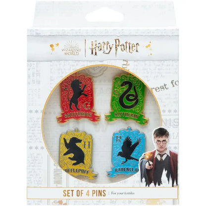 Harry Potter Hogwarts 4 pin set Nerdscape