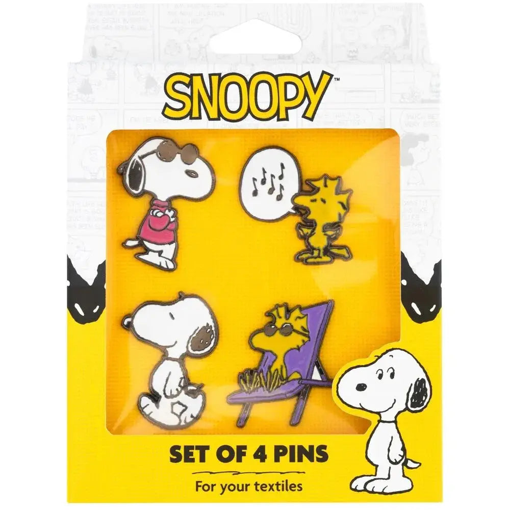Snoopy 4 pin set Nerdscape