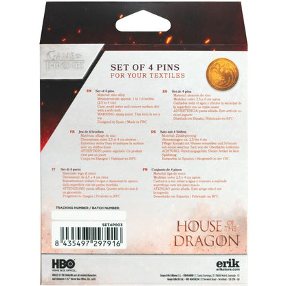 Funko Pop! House of the Dragon - Set 4 Spille da Collezione Nerdscape 2,5x4cm Nerdscape