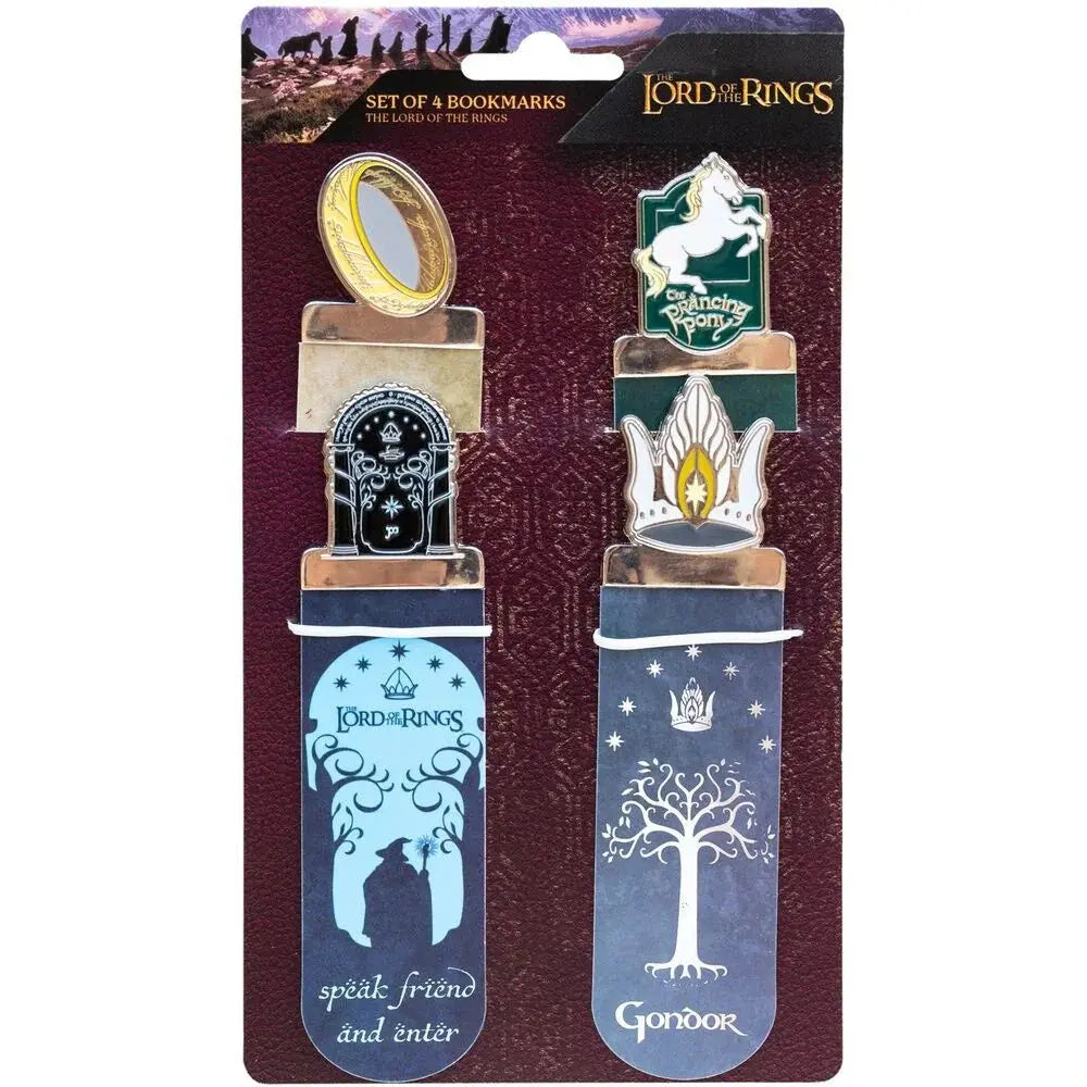 The Lord Of Things 4 bookmarcks set Nerdscape