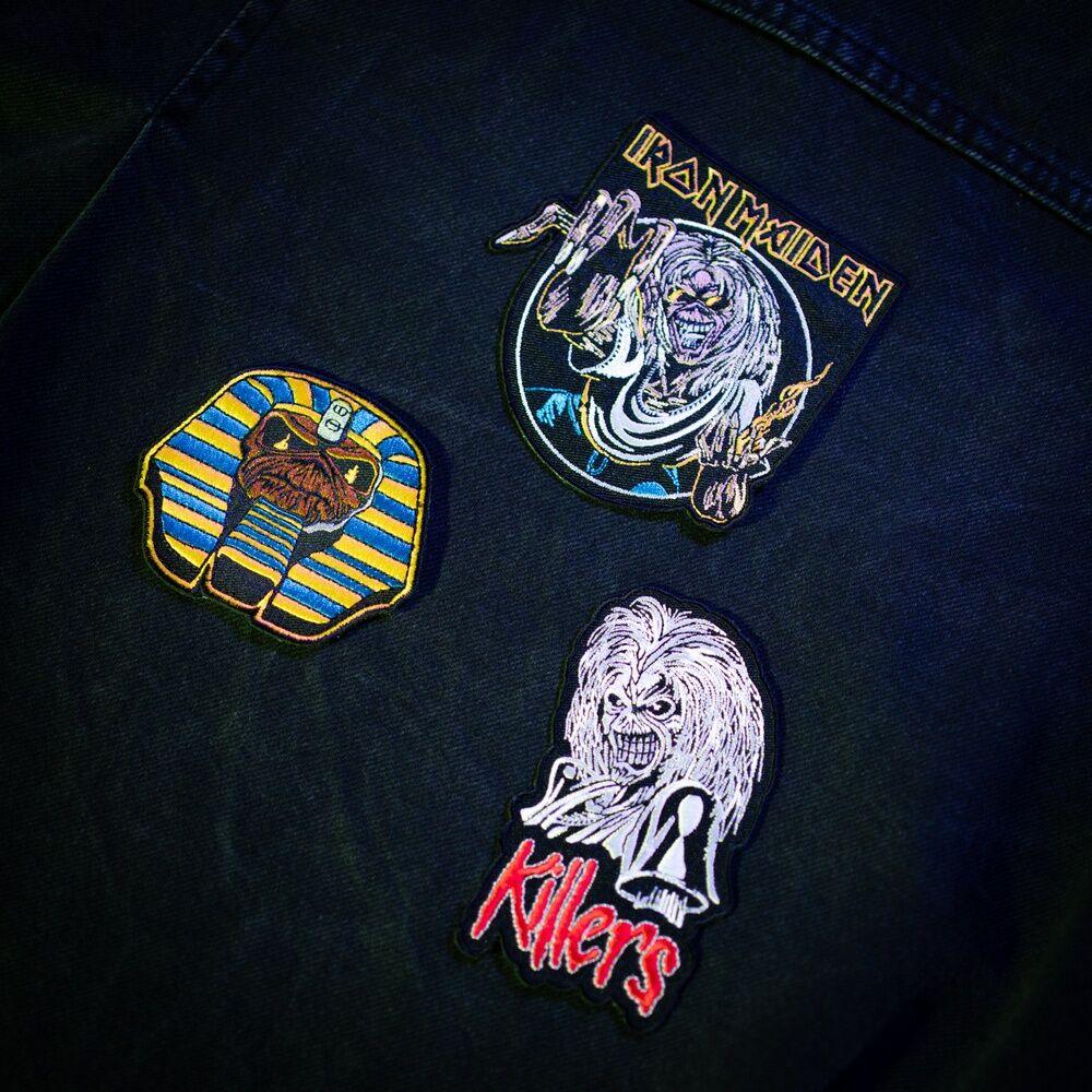 Iron Maiden Set 3 Patch Ufficiali Nerdscape – Personalizza il Tuo Stile Rock Nerdscape