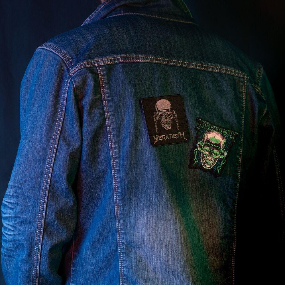 Megadeth Set 3 Patch Nerdscape – Toppa in Poliestere da Cucire o Incollare Nerdscape