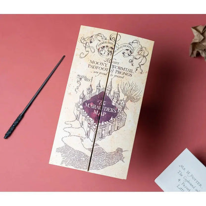 Harry Potter Mappa del Malandrino Replica 1:1 su Carta Speciale - Figura da Collezione Nerdscape Nerdscape