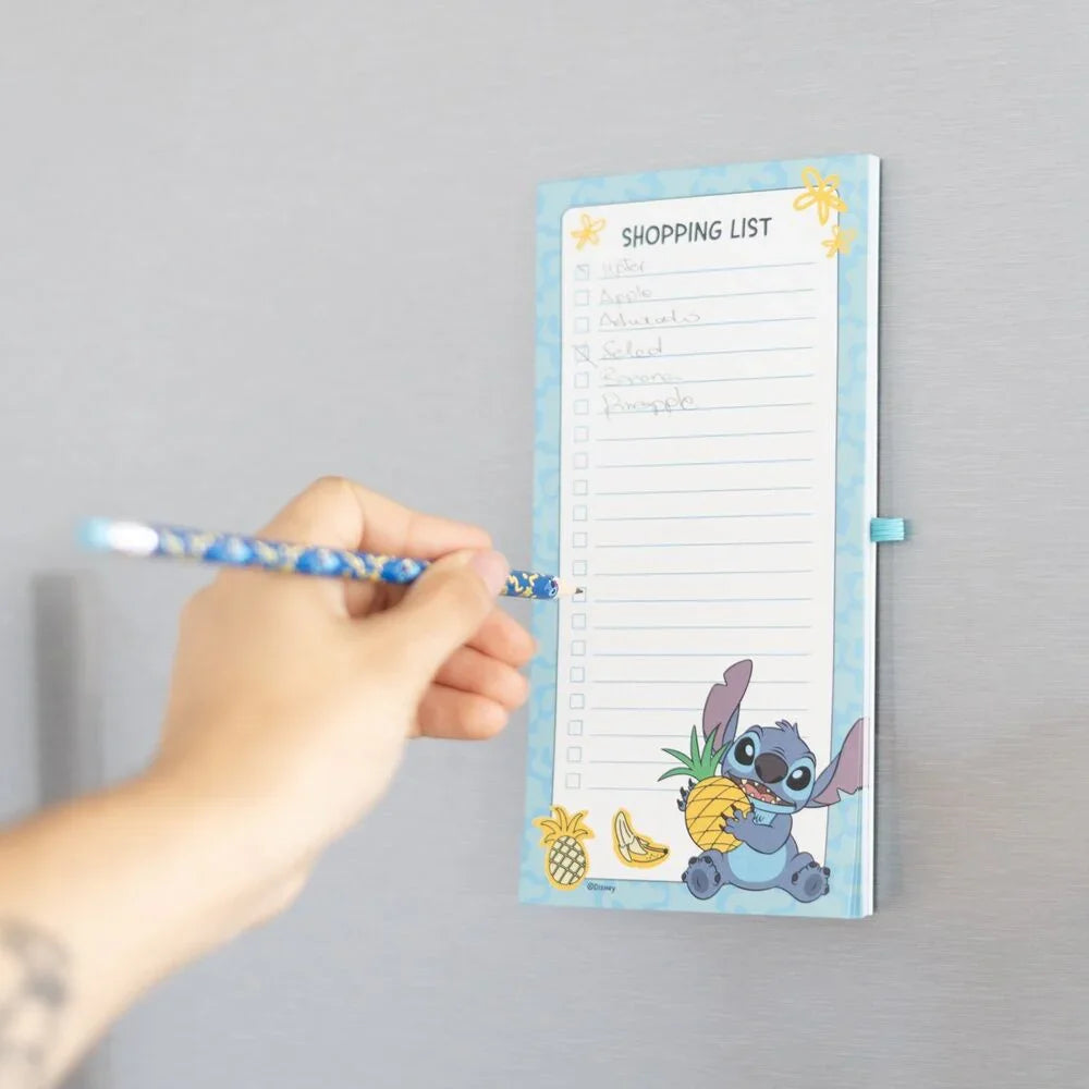 Nerdscape Notepad Magnetico Stitch Disney – Figura da Collezione con 65 Fogli e Magneti Integrati Nerdscape