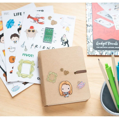 Friends reusable sticker set Nerdscape