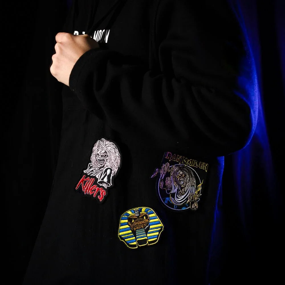 Iron Maiden Set 3 Patch Ufficiali Nerdscape – Personalizza il Tuo Stile Rock Nerdscape