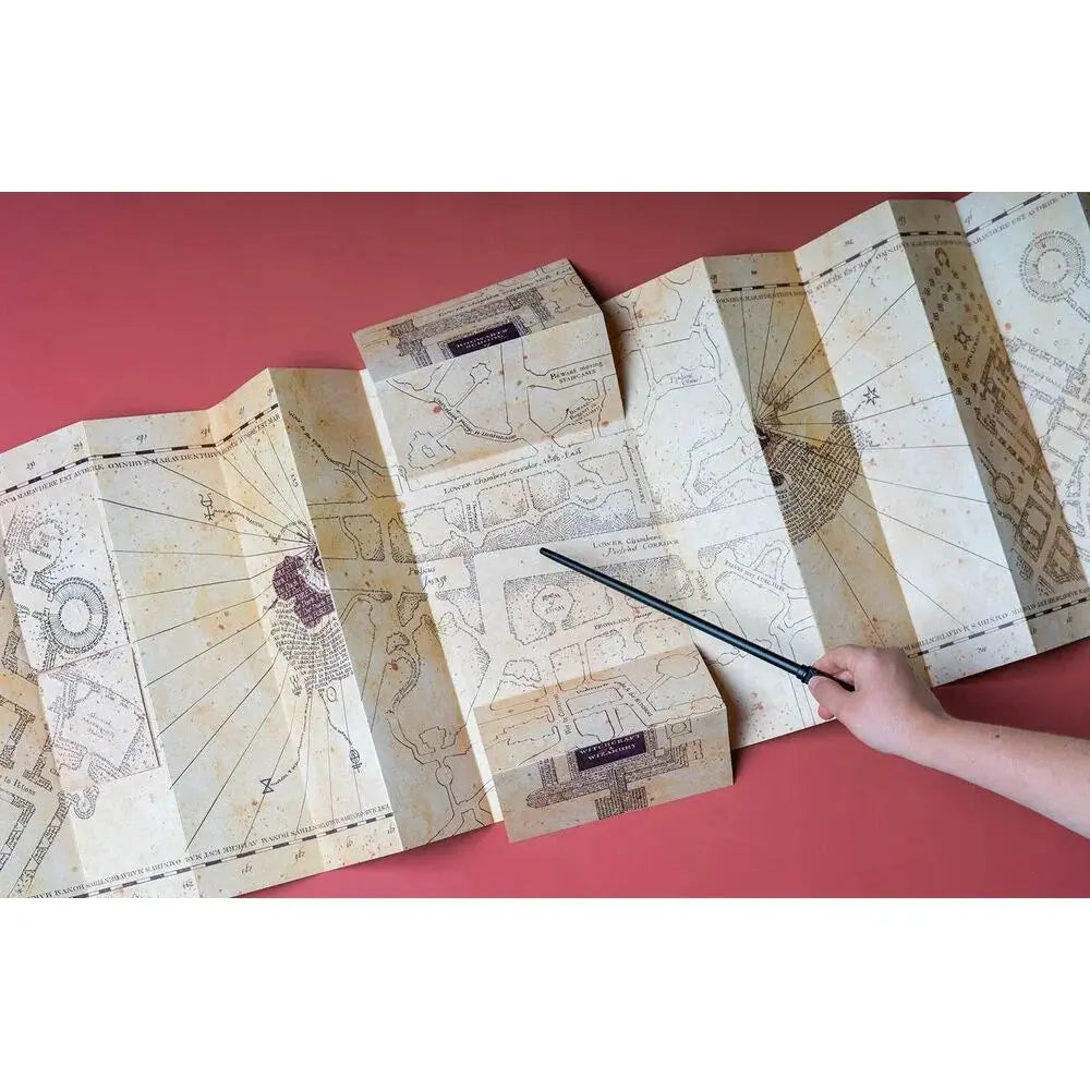 Harry Potter Mappa del Malandrino Replica 1:1 su Carta Speciale - Figura da Collezione Nerdscape Nerdscape