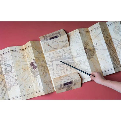 Harry Potter Mappa del Malandrino Replica 1:1 su Carta Speciale - Figura da Collezione Nerdscape Nerdscape