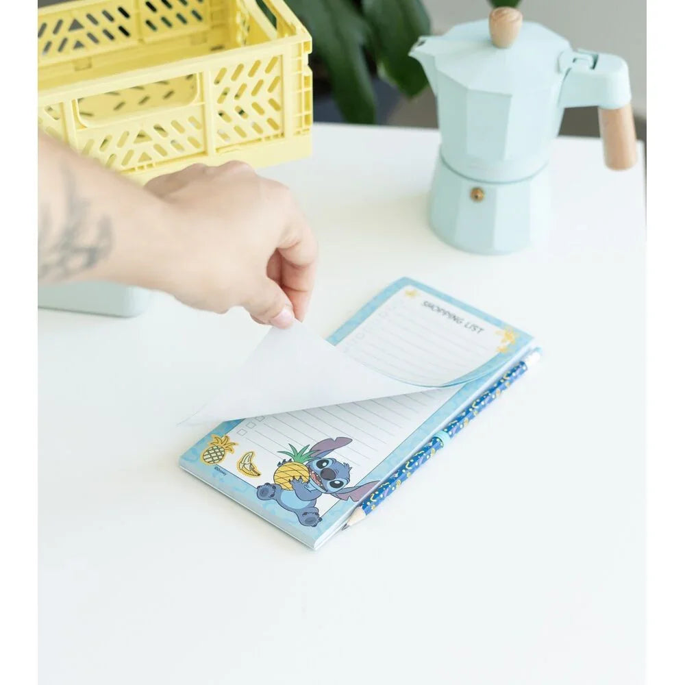 Nerdscape Notepad Magnetico Stitch Disney – Figura da Collezione con 65 Fogli e Magneti Integrati Nerdscape