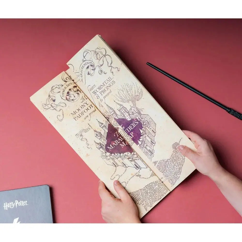 Harry Potter Mappa del Malandrino Replica 1:1 su Carta Speciale - Figura da Collezione Nerdscape Nerdscape