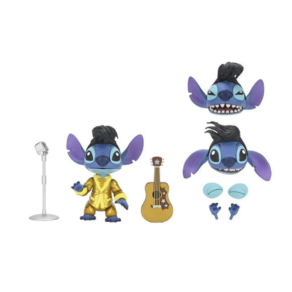 Nerdscape Stitch Gold Suit Elvis - Figura da Collezione Disney - Nerdscape Nerdscape