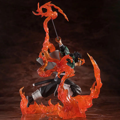 Demon Slayer Kimetsu no Yaiba Tanjiro Kamado Kyojuro Rengokus Sword Guard figure 19,5cm Nerdscape