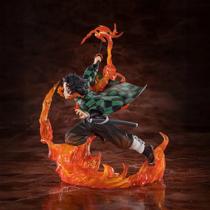 Demon Slayer Kimetsu no Yaiba Tanjiro Kamado Kyojuro Rengokus Sword Guard figure 19,5cm Nerdscape