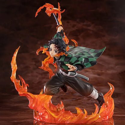 Demon Slayer Kimetsu no Yaiba Tanjiro Kamado Kyojuro Rengokus Sword Guard figure 19,5cm Nerdscape