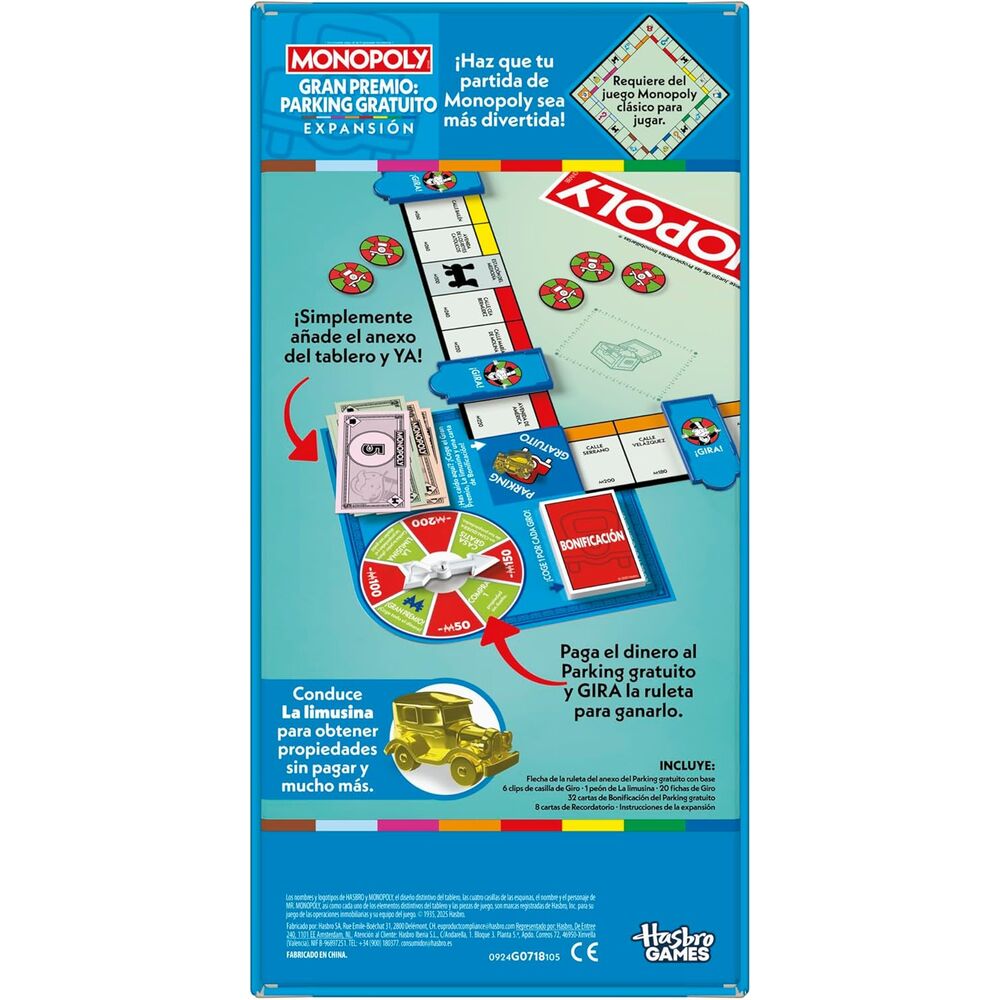 Monopoly Grand Prix Edizione Spagnola - Espansione Gioco da Collezione - Nerdscape Nerdscape