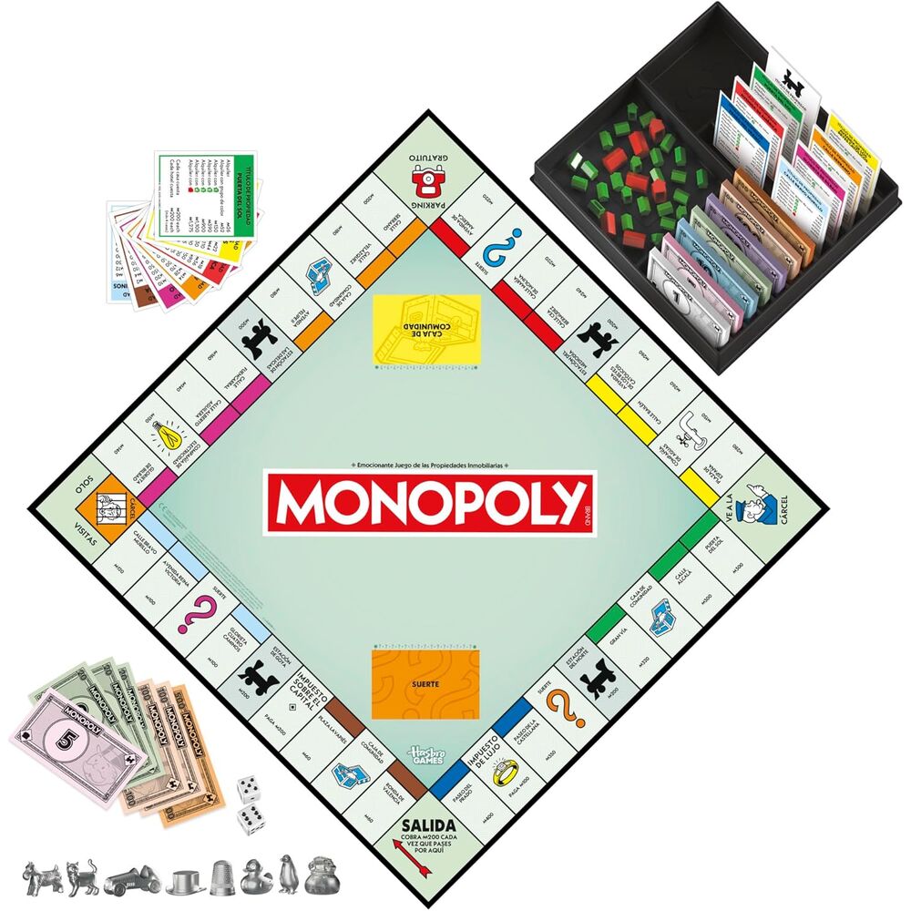 Monopoly Gioco da Tavolo Edizione Spagnola - Nerdscape Nerdscape