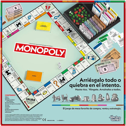 Monopoly Gioco da Tavolo Edizione Spagnola - Nerdscape Nerdscape