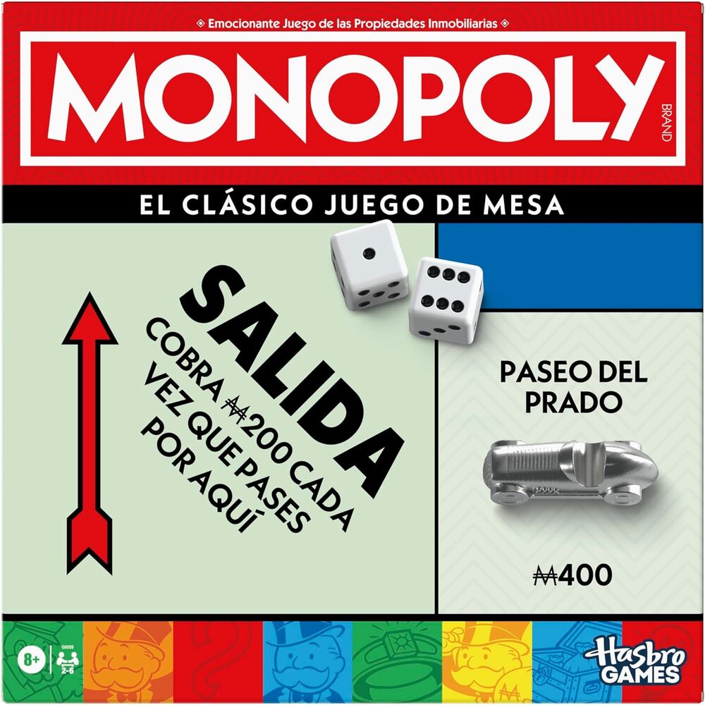 Monopoly Gioco da Tavolo Edizione Spagnola - Nerdscape Nerdscape