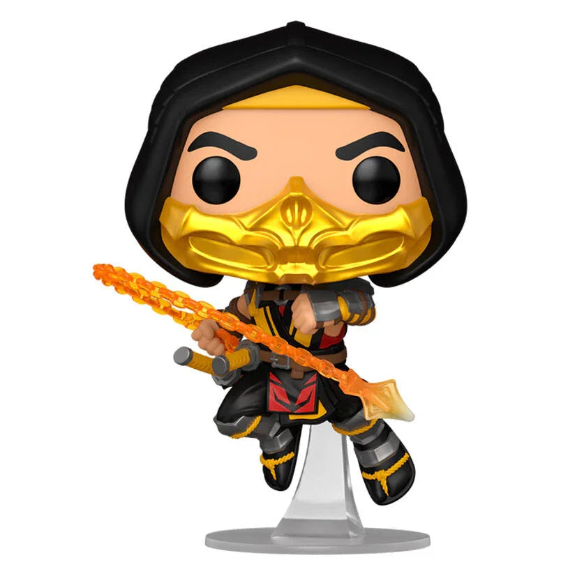 Funko Pop! Mortal Kombat 11 Scorpion - Figura da Collezione Vinyl Nerdscape