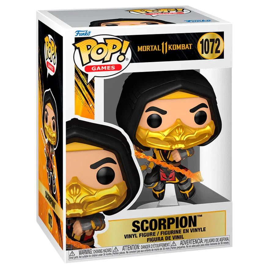 Funko Pop! Mortal Kombat 11 Scorpion - Figura da Collezione Vinyl Nerdscape