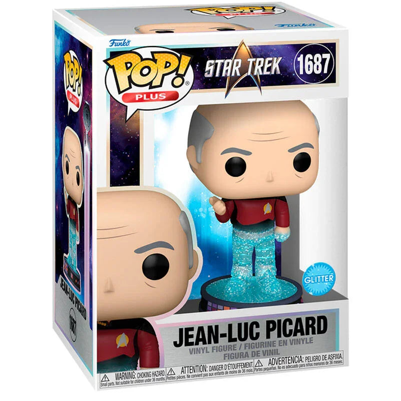 Funko Pop! Star Trek Jean-Luc Picard - Figura da Collezione Vinyl Nerdscape