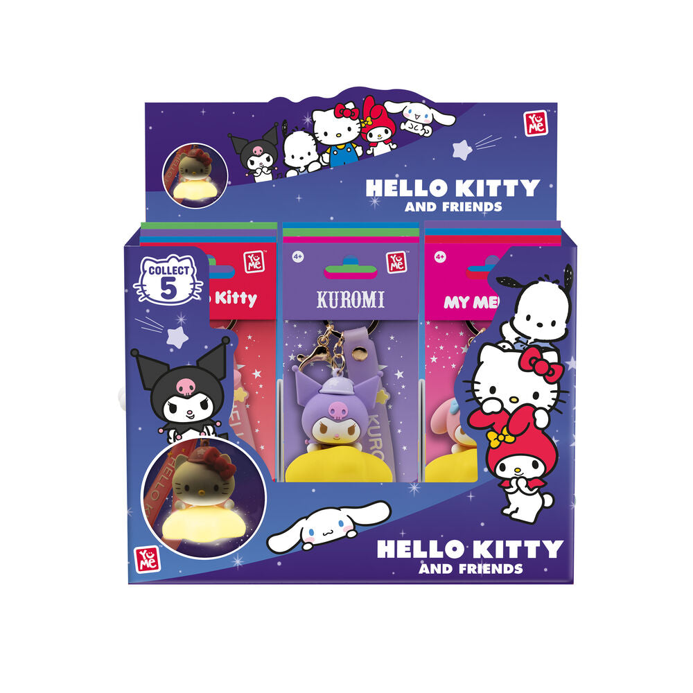 Hello Kitty and Friends assorted keychain light figure