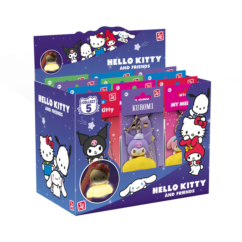 Hello Kitty and Friends assorted keychain light figure