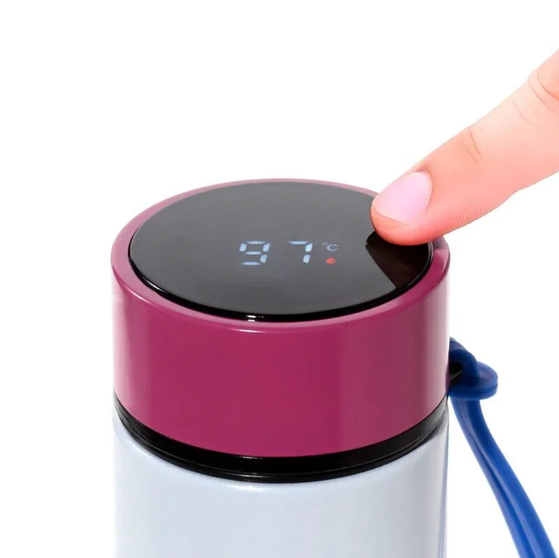Minecraft Axolotl thermos stainless steel bottle thermometer 450ml Nerdscape