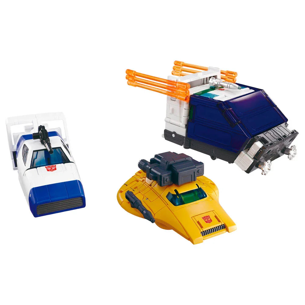 Transformers Origin Jazz, Wheeljack e Bumblebee 1980s Animated Series - Figura da Collezione - Nerdscape Nerdscape