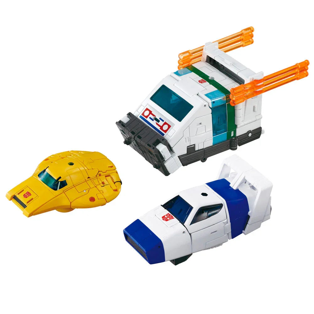 Transformers Origin Jazz, Wheeljack e Bumblebee 1980s Animated Series - Figura da Collezione - Nerdscape Nerdscape