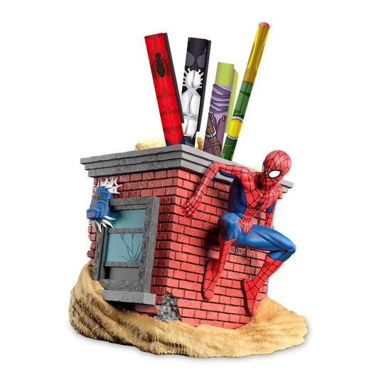 Marvel Spiderman Pencil holders + pencils Nerdscape