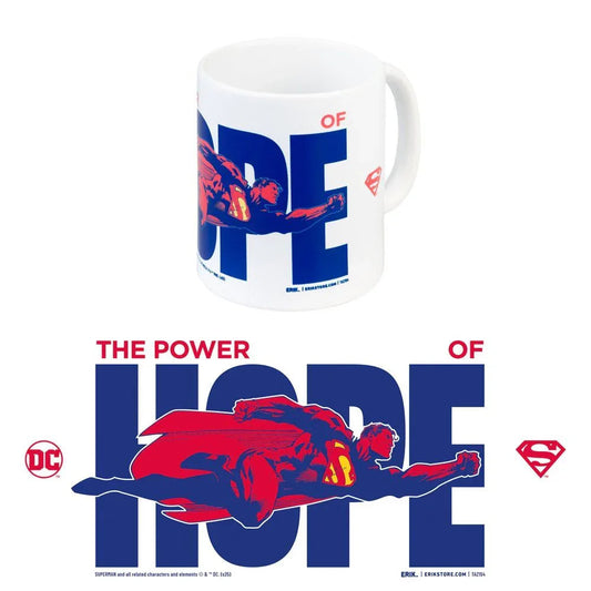 DC Comics Superman Mug 350ml Ceramica - Collezione Nerdscape, Lavabile in Lavastoviglie e Microonde Nerdscape