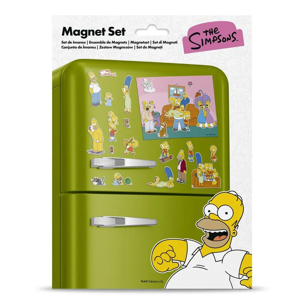The Simpsons Set Magnetico Die-cut - Figura da Collezione Nerdscape, Ironico e Imperdibile Nerdscape