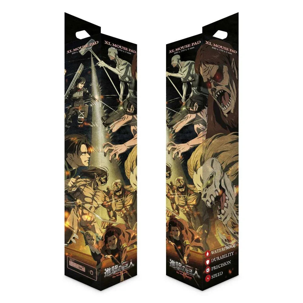 Funko Pop! Attack on Titan Gaming Desk Mat by Nerdscape – Waterproof, Non-Slip, 80x35cm Nerdscape