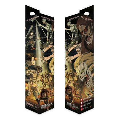 Funko Pop! Attack on Titan Gaming Desk Mat by Nerdscape – Waterproof, Non-Slip, 80x35cm Nerdscape