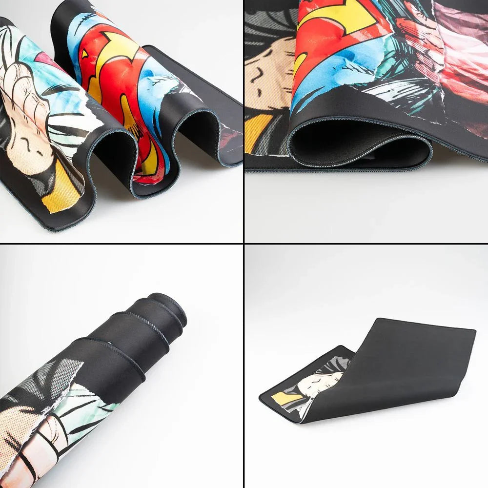 DC Comics Superman Desk Mat 80x35cm - Waterproof, Non-Slip Nerdscape Pad Nerdscape