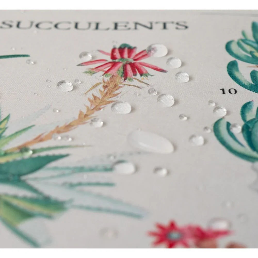 Nerdscape Botanical Cacti Gaming Desk Mat 80x35cm – Waterproof, Anti-Slip Collector’s Figure Nerdscape