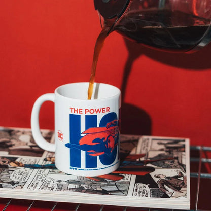 DC Comics Superman Mug 350ml Ceramica - Collezione Nerdscape, Lavabile in Lavastoviglie e Microonde Nerdscape