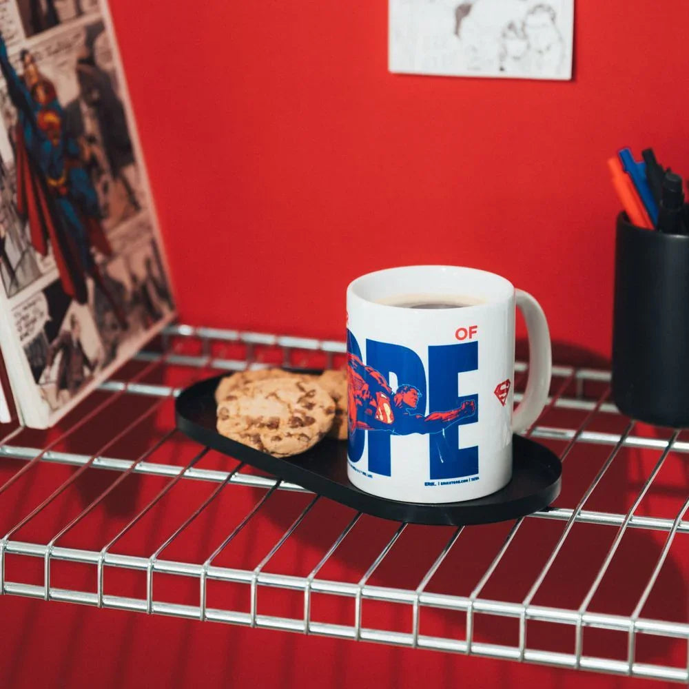DC Comics Superman Mug 350ml Ceramica - Collezione Nerdscape, Lavabile in Lavastoviglie e Microonde Nerdscape