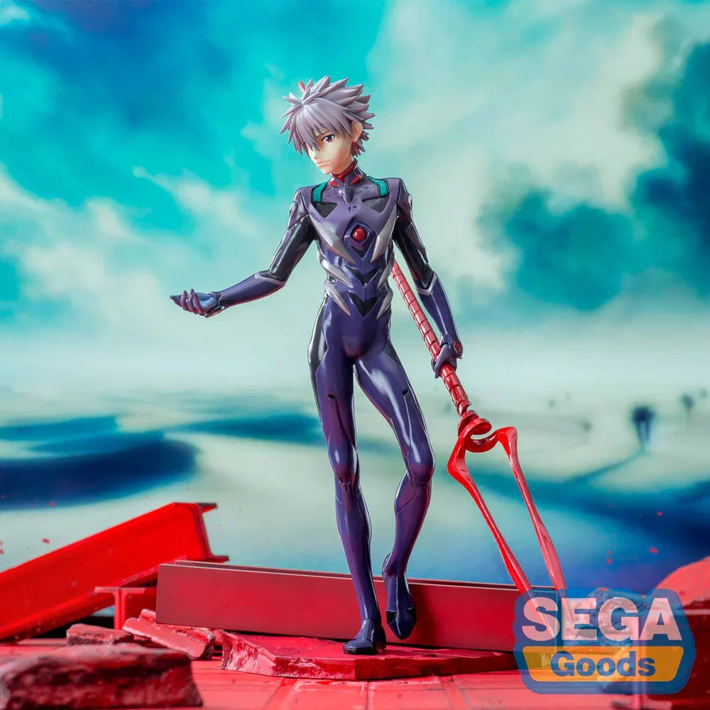 Luminasta Kaworu Nagisa Evangelion 3.0 + 1.0 Thrice Upon a Time Figura da Collezione 21cm - Nerdscape Nerdscape