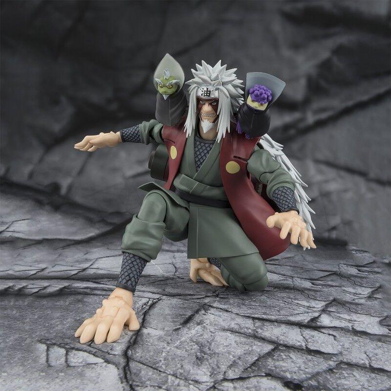 S.H. Figuarts Jiraiya Hidden Leaf Heroic Master Sage Mode Naruto Shippuden - Figura da Collezione Nerdscape Nerdscape