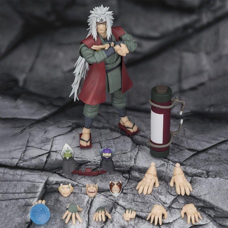 S.H. Figuarts Jiraiya Hidden Leaf Heroic Master Sage Mode Naruto Shippuden - Figura da Collezione Nerdscape Nerdscape