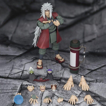 S.H. Figuarts Jiraiya Hidden Leaf Heroic Master Sage Mode Naruto Shippuden - Figura da Collezione Nerdscape Nerdscape