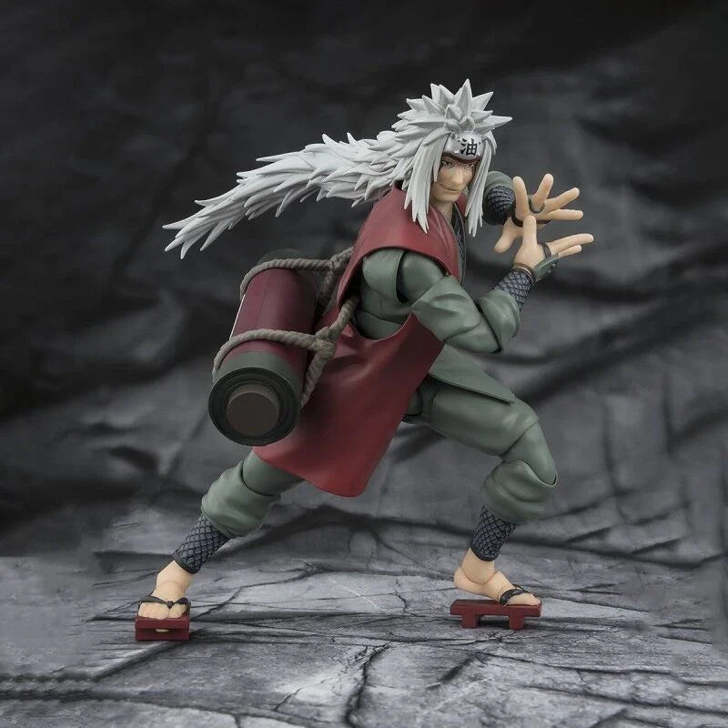 S.H. Figuarts Jiraiya Hidden Leaf Heroic Master Sage Mode Naruto Shippuden - Figura da Collezione Nerdscape Nerdscape