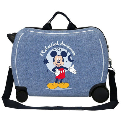 Disney Mickey Dreamer Denim ABS suitcase 50cm Nerdscape