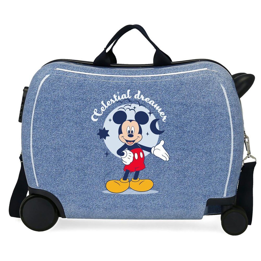 Disney Mickey Dreamer Denim ABS suitcase 50cm Nerdscape