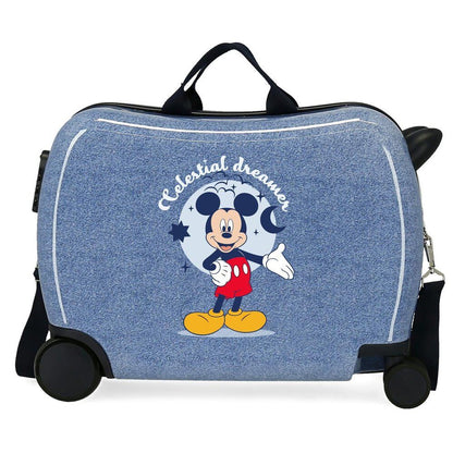 Disney Mickey Dreamer Denim ABS suitcase 50cm Nerdscape
