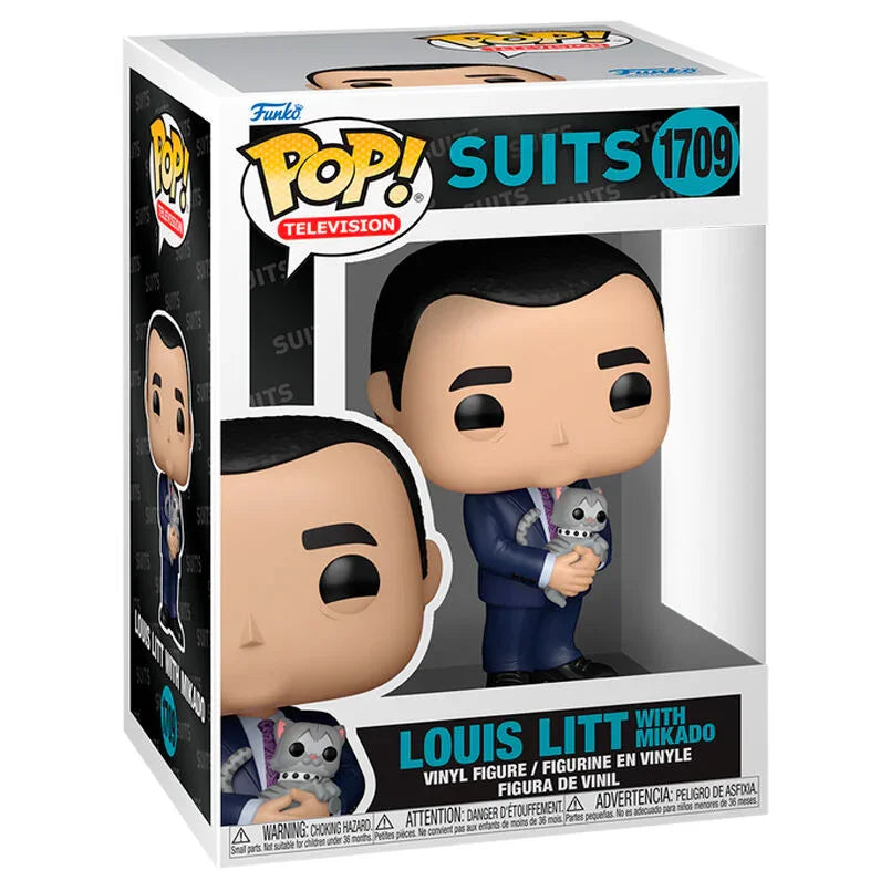 Funko Pop! Suits Louis Litt - Figura da Collezione Vinyl Nerdscape