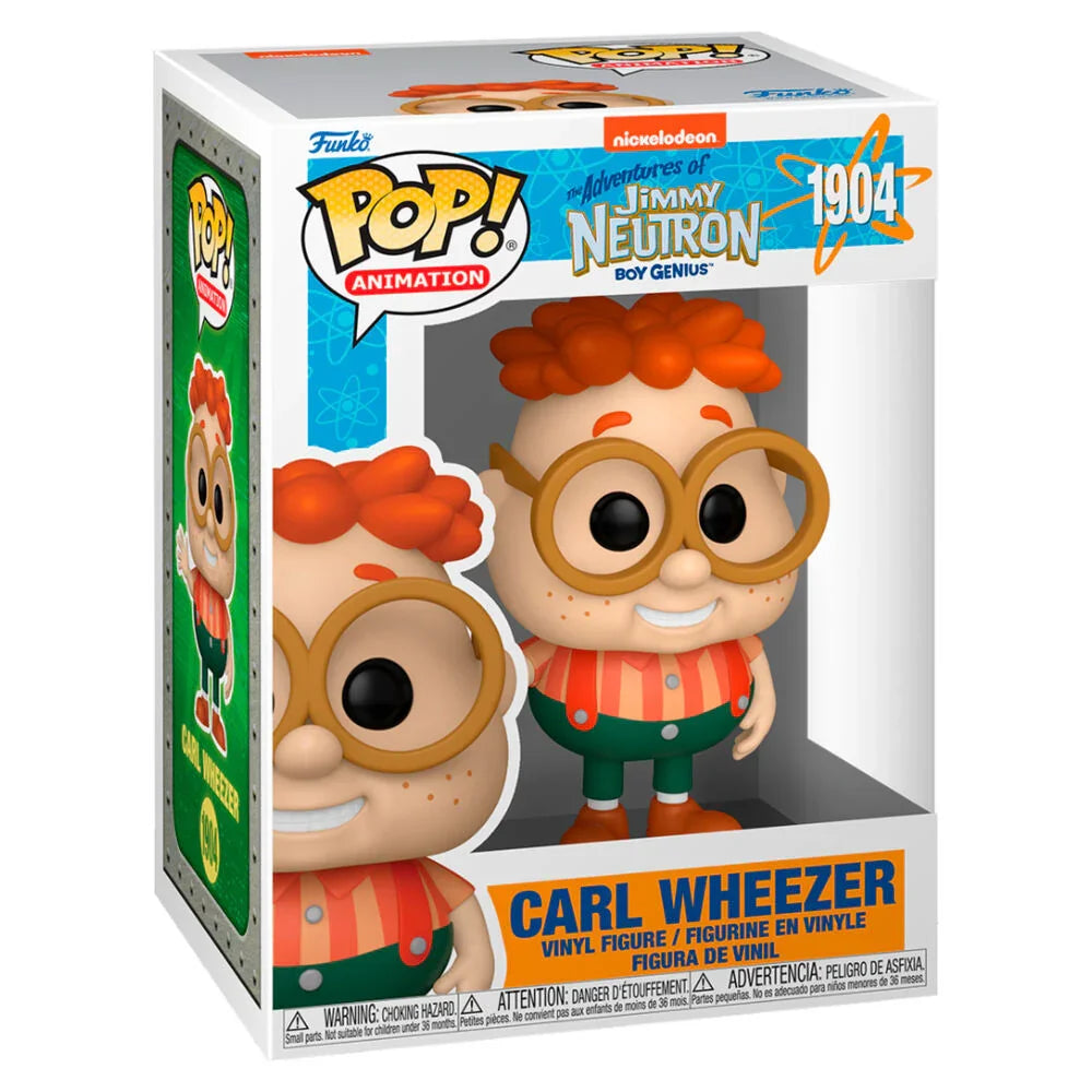 Funko Pop! The Adventures of Jimmy Neutron Carl Wheezer - Figura da Collezione Vinyl Nerdscape